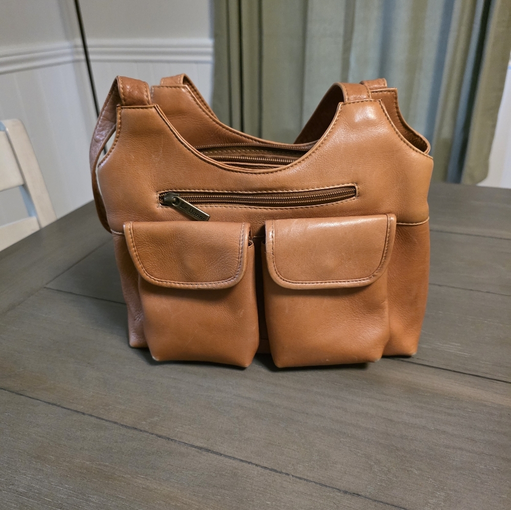 Le Donne Tan Leather Bag